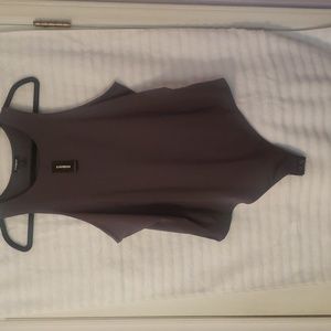 Express Womens Boysuit in Metallic Gray size XL Brand New